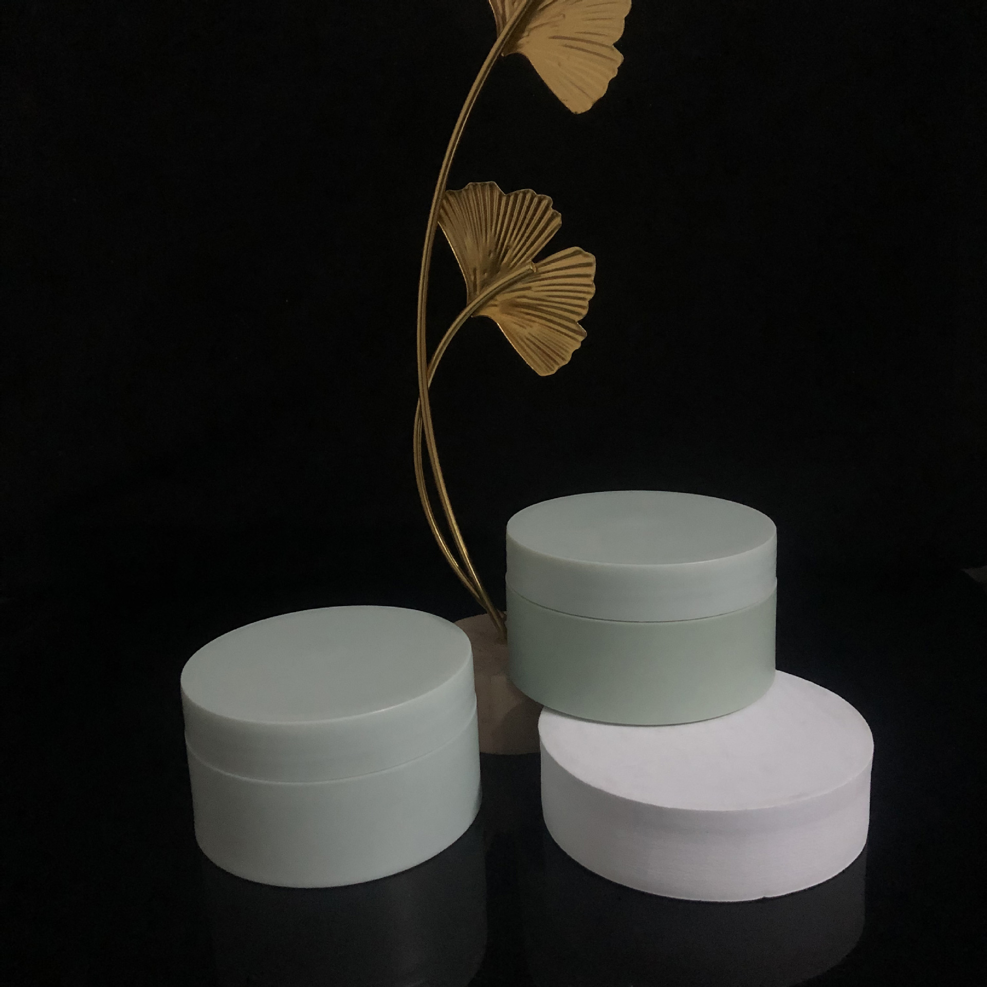 150g Wide mouth empty Clear frosted cosmetic Skin care cream jar Face Eye Cream Jars Cosmetic Container