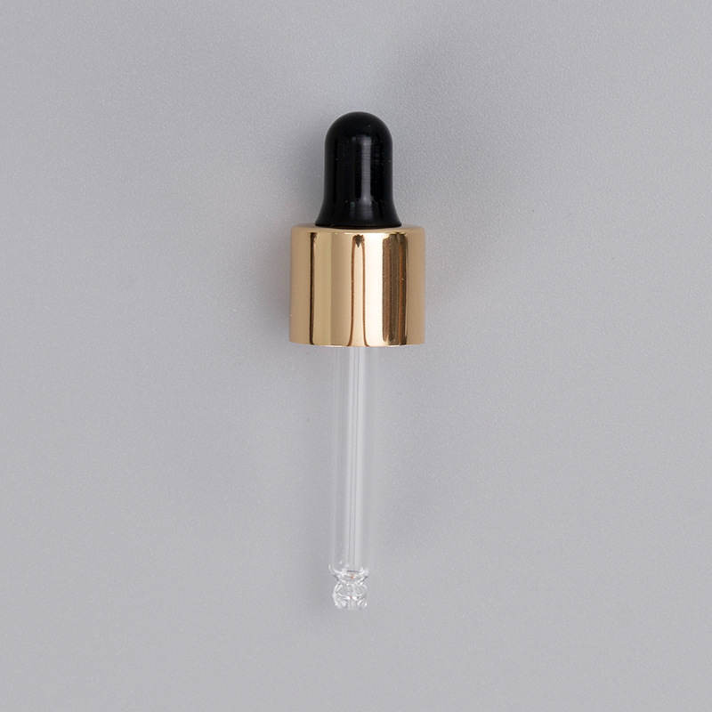 Droppers 18/410 for cosmetic bottles 30ml measuring pipette with cover used for plastic and glass bottle graduated glass pipette