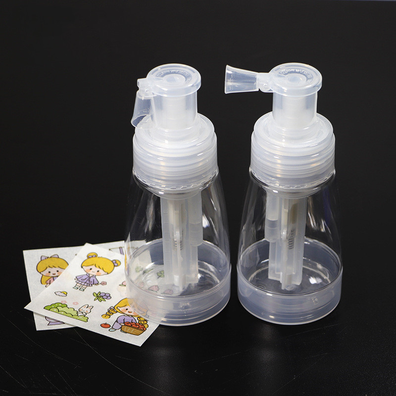 Plastic Baby Body Talcum Powder Spray Bottle 35ml 50ml 60ml 80ml 120ml 180ml Empty Glitter Dry Barber Hair Powder Spray Bottle