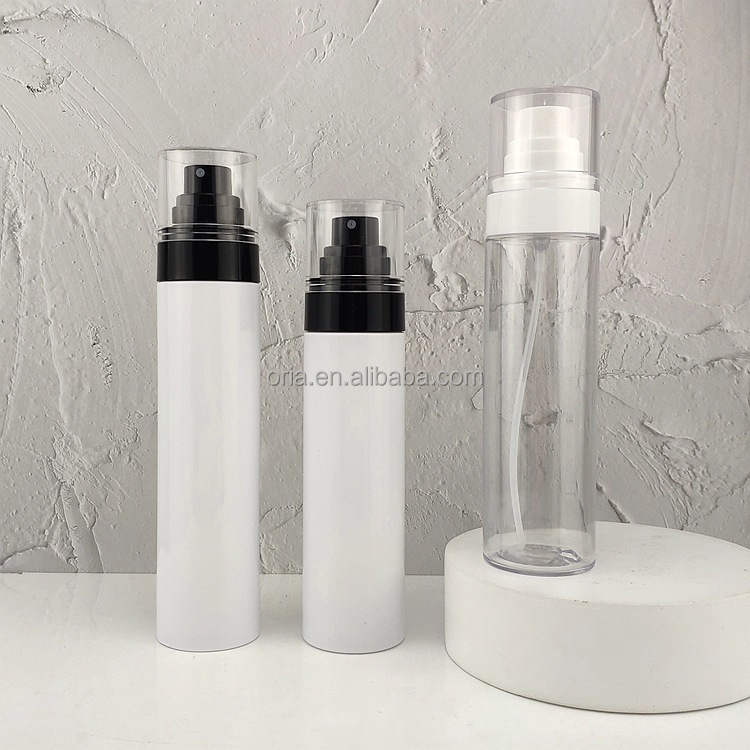 50ml 60ml 100ml 120ml 1501ml fine mist spray bottle with cover Setting Sprayer Bottle PET plastic spray bottle