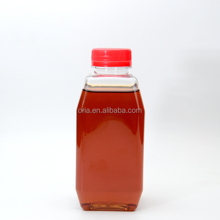 200ml 500ml 32 oz Square Juice Bottles PET Plastic Disposable with Lids Empty Wholesale Custom Cold Press Juice