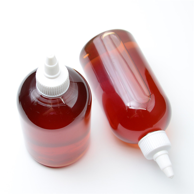 250ml 350ml Food Grade PET Plastic Honey Syrup Squeeze Bottles Plastic Squeeze Sauce Bottle with Flip Top Cap