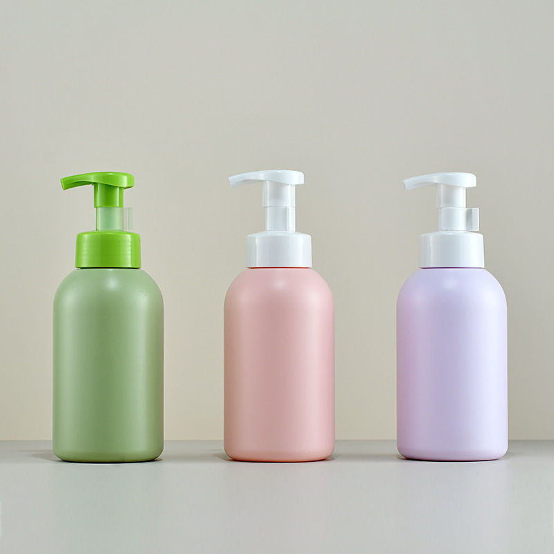 Purple Pink Green Lash Shampoo Bottles 50ml 100ml 120ml 150ml 300ml 500ml Mousse Cleanser Bottle Foam Pump Bottle With Brush