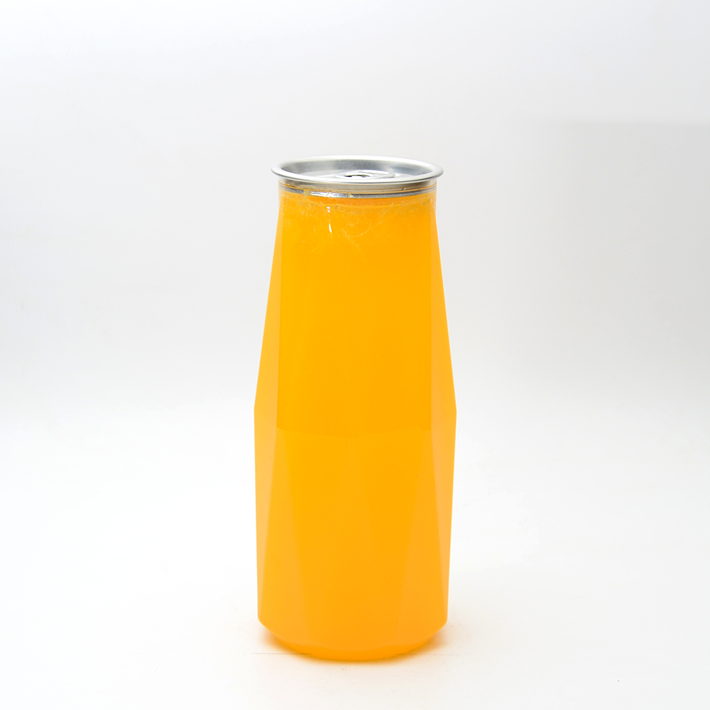 330ml 400ml 500ml Plastic Soda Cans Cold Beverages PET Cans for Soda Coffee Juice Beer Soft Drinks with Lid Sealing Machine