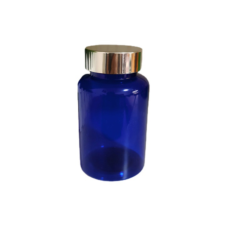 Wholesale 150cc PET Plastic Green capsule packaging bottle  Vitamin Medical Pill Capsule Packing Jar