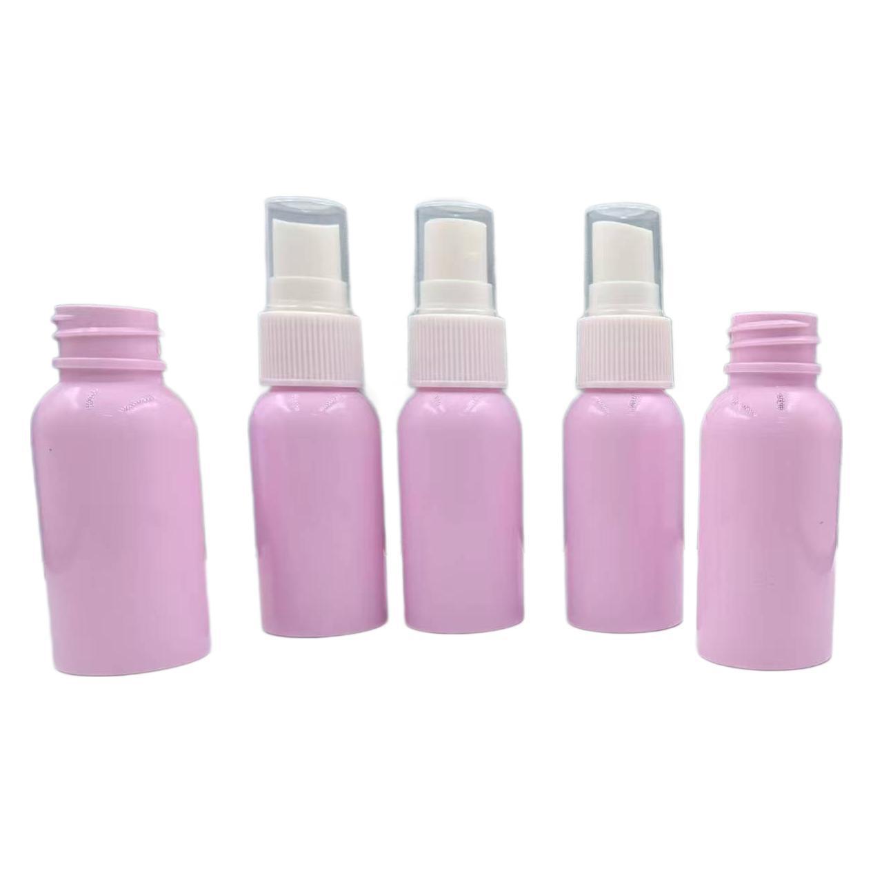 20ml plastic fine mist spray bottle for face or alcohol Hair Oil Medicine Liquid Bottle With Pump