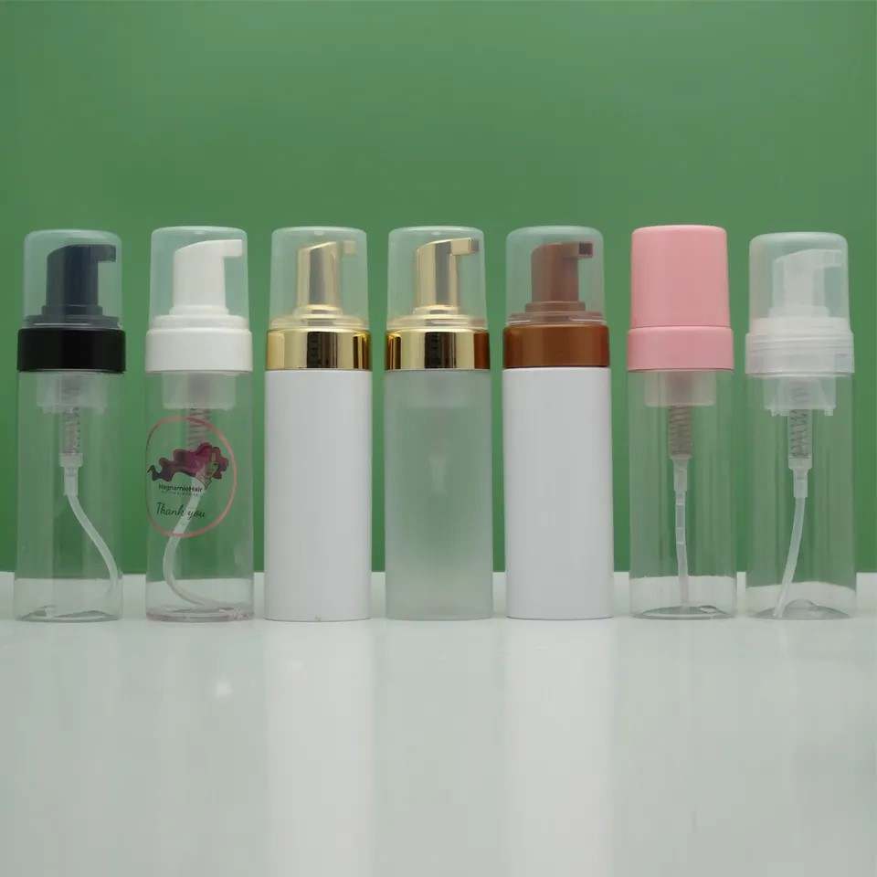 Foam Pump Cleaner Bottle 120ml 200ml 250ml 300ml Body Wash Customized Cosmetic Liquid Soap Dispenser Baby Wash Packaging Bottle