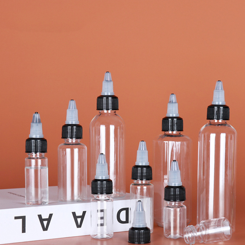 Customize Hair Oil Packaging Matte Pink Plastic Squeeze Bottle 200ml 300ml 500ml PE PET Degrade Cosmetic Lotion Pointed Bottle