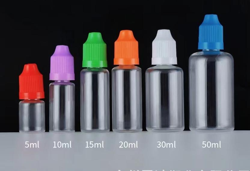 Empty Plastic Dropper Bottle Squeeze 5 10 15 30 50 60 100 120 ml LDPE PET sauce Liquid dispenser drip bottle plastic