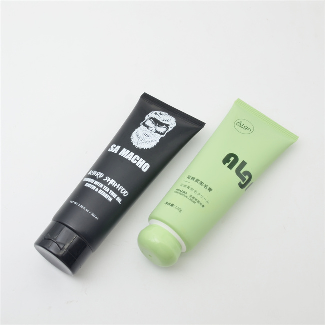 Empty Refillable White Plastic Soft Tube Squeeze Bottles with Flip Cover Storage Cosmetic Facial Lotion Care Toothpaste Shampoo