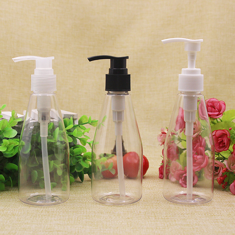 Square Green Foam Bottle 150ml 200ml 250ml  PET PETG Facial Cleanser Mousse Foaming Pump Bottle Cosmetics package Foam container