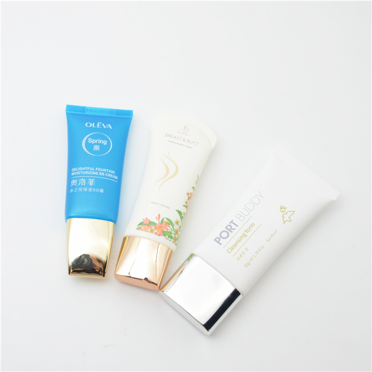 50ml 100ml 150ml 200ml 300ml Customized White Plastic Cosmetic Tube Skin Care Cream Hand Cream Packaging Tube With Flip-cap