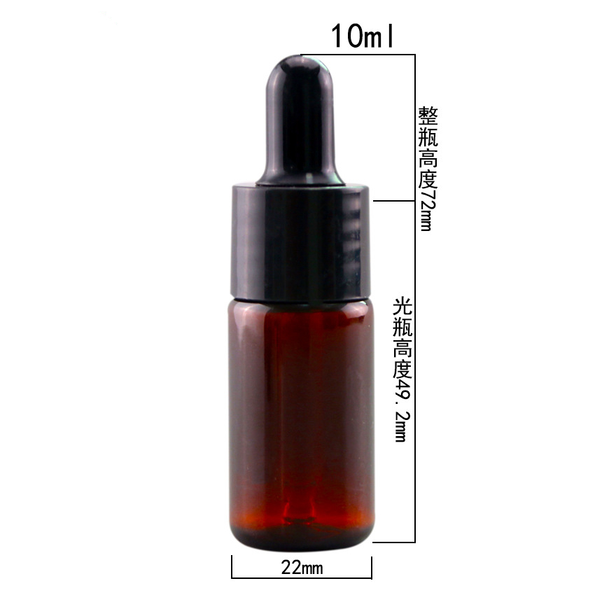 Empty Plastic Dropper Bottle White 5ml 10ml 15ml 20ml 30ml 50ml Travel Size Cosmetics Dropper Squeeze Dispenser Gold Silver Cap