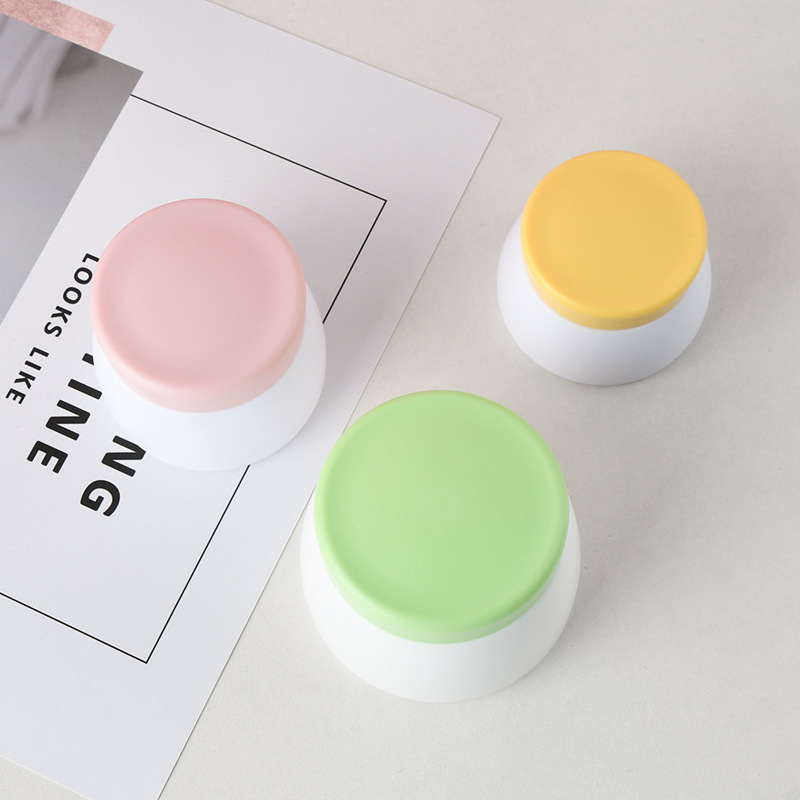 Color 15g 30g 50g Double Wall PP Plastic Jars with lids Baby Kids Face Moisturizer Body Cream Jars Container with Logo Printing