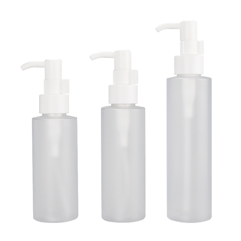 Pink 100ml 120ml White Transparent Frosted Plastic Bottle Toner Face Cleanser 150ml Shampoo Shower Gel Body Wash Toner Dispenser