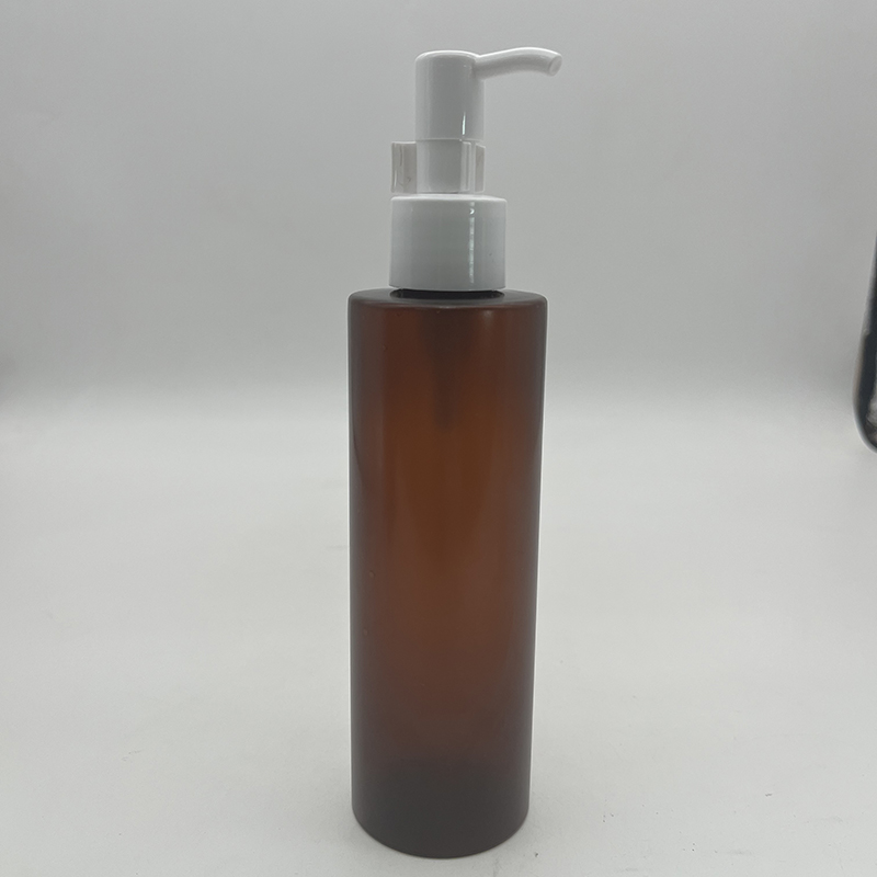 Amber Matte Black 100ml 120ml 150ml 200ml Empty Oil Liquid Skincare Packaging Cosmetic Cleanser Lotion Bottle Serum Bottle