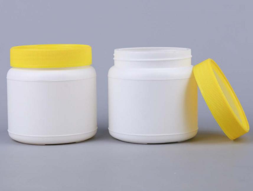 850ML 800CC beauty makeup Suger Scrub Butter mask bucket Pot Big belly wide mouth Jar plastic bottle PE powder bucket