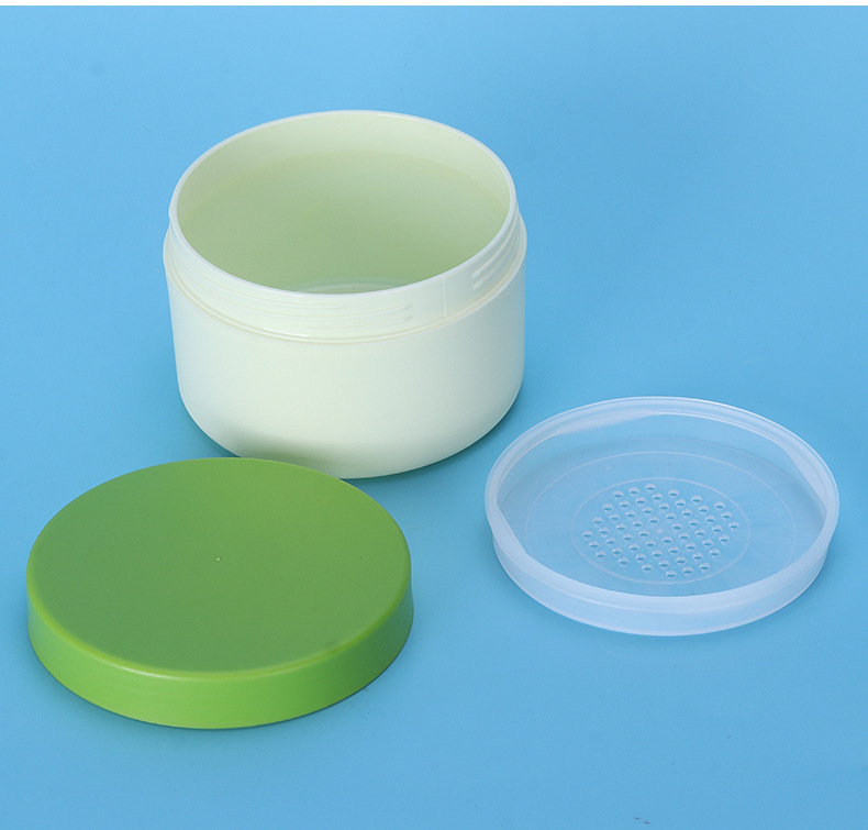 5oz 150ml Baby Powder Plastic Jars with Flip Caps for Body Butter with Lid Hair Pomade Container Packaging Cream Oil Bottle
