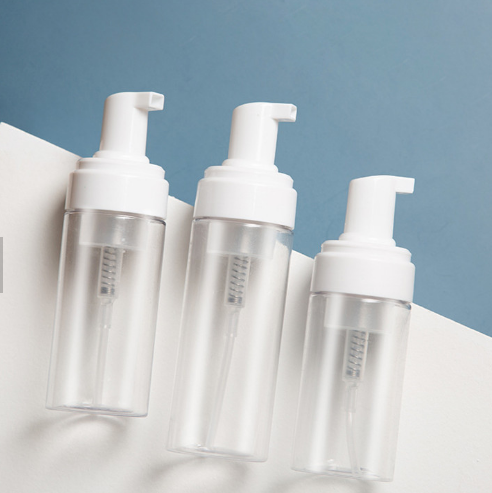 Facial Cleanser Mousse Bottle Foam Pump Bottle 100ml 200ml 250ml 300ml Cosmetic Liquid Soap Dispenser Foaming Package Container