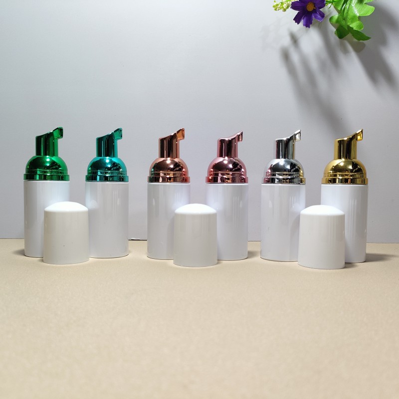 Black Pink Foam Bottle 30ml 60ml100ml Mousse Bottle Face Wash portable Foaming bottle Plastic with custom pump sprayer color