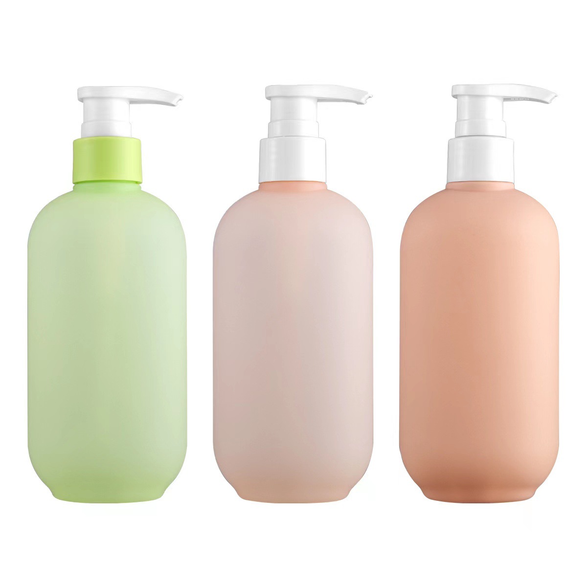 baby wash Shampoo Bottle PE Plastic soft packaging 200ml 300ml 400ml 500ml custom Cosmetic Packaging pump Bottles with flip top