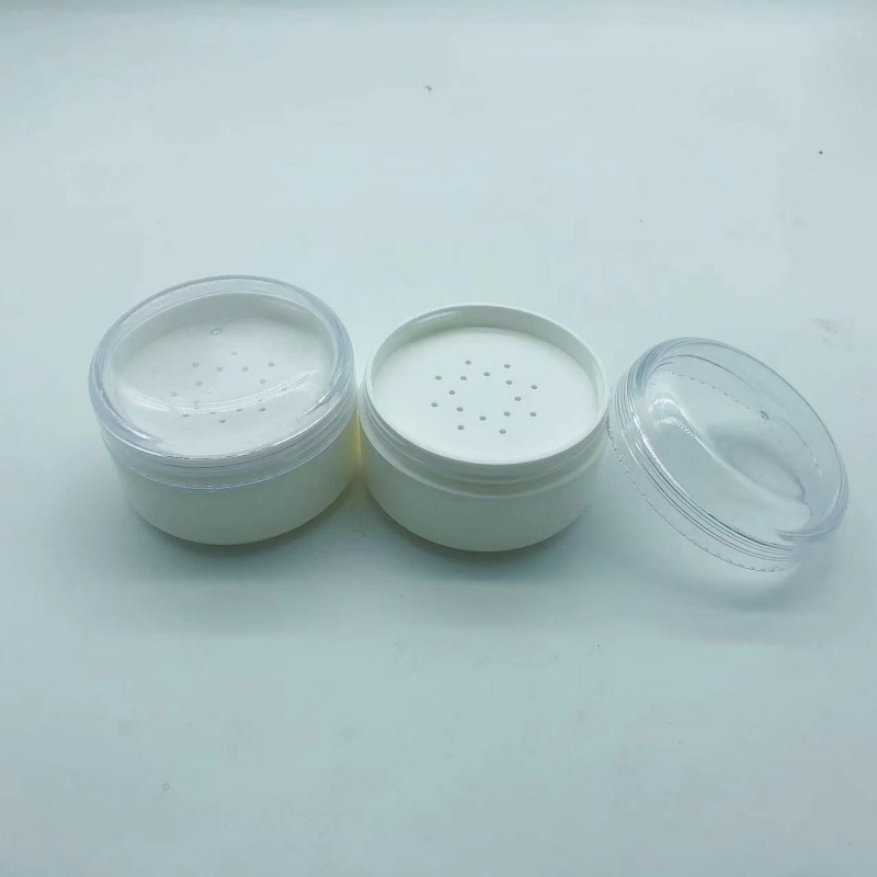 150g Baby Powder Spray Cosmetic Blue Plastic Jars for Body Butter with Lid Hair Pomade Container Packaging Cream Oil Bottle