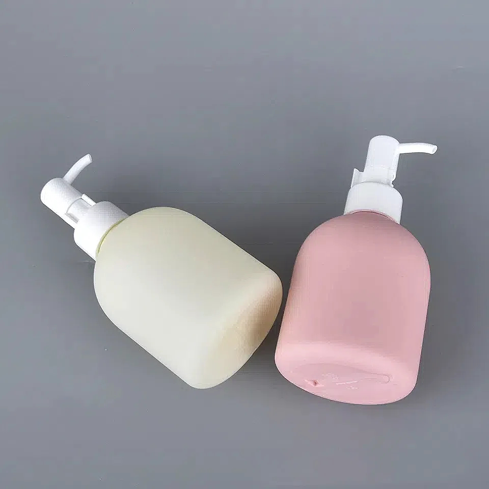 Cute Pink 200ml Chunky HDPE Lotion Bottle Kids Baby Girls Body Milk Wash Shampoo Pump Bottle Hand Lotion Gel Dispenser Bottle