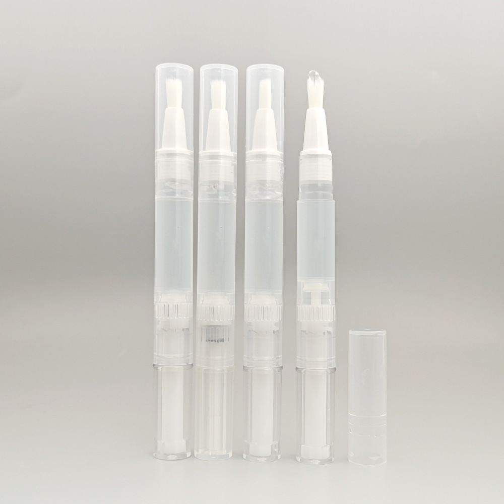 Cosmetics Airless Tube Foundation Eye Cream Face Primer Serum Lip Gloss Nail Gel Oil Lotion Rotate Bottle Wand Brush Pen