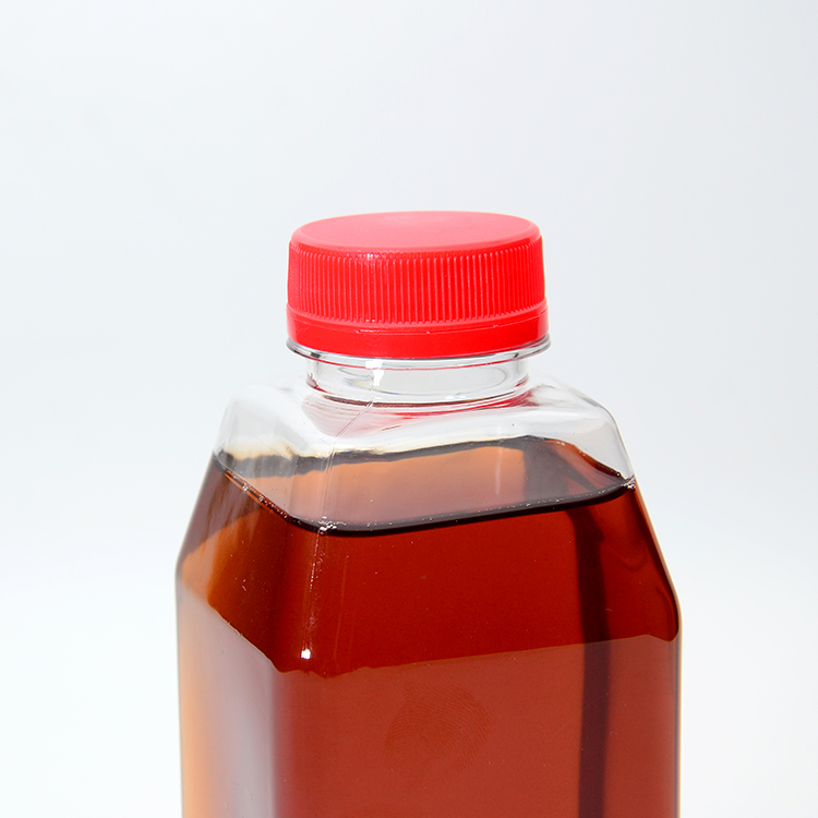 500ml 16oz Juice Bottles Squared Plastic Bottles Disposable Cold Press Transparent PET HPP Empty Juice Bottle with Cap Wholesale