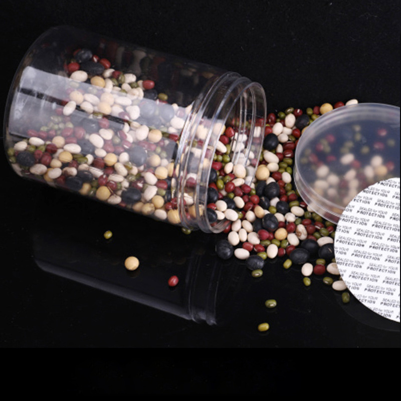 Wholesale Cosmetic Food Fackaging 100ml 150ml 200ml 250ml 300ml Clear PET Plastic Cosmetic Cream Jar with white black lid