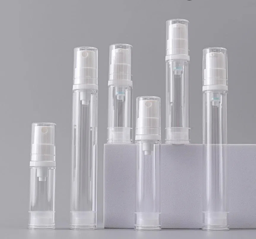 Refillable 5ml 10ml 15ml Airless Bottle Fine Mist Spray Bottle Lotion Pump Bottle Frosted Cosmetics Makeup Dispenser Travel Size