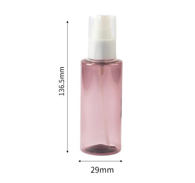 Cosmetic 100ml Fragrance Perfume Toner Essential Oil Mist Spray Bottle Plastic 120ml Skincare Serum Foundation Pump Press Bottle
