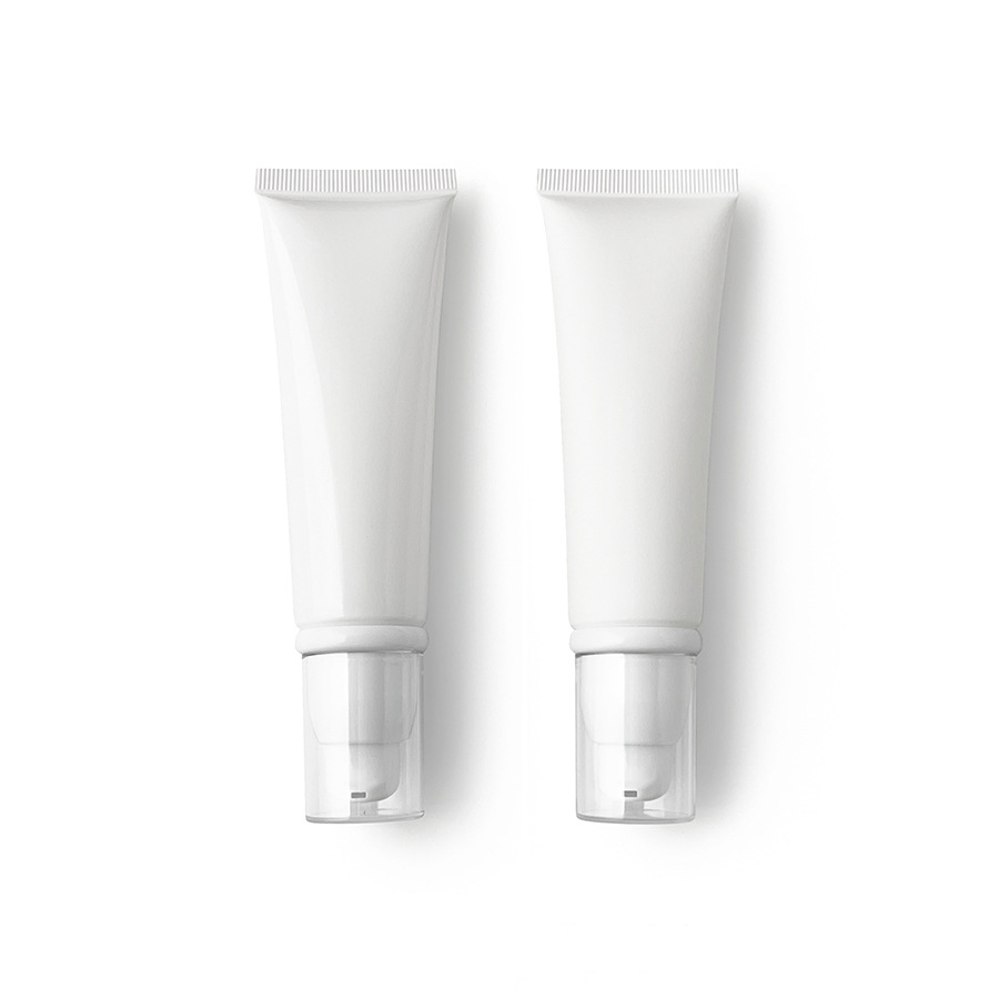 PE Aluminum Plastic 4oz 120ml Amber matte flip cap cosmetic lotion squeeze soft tube plastic face hand cream shampoo packaging