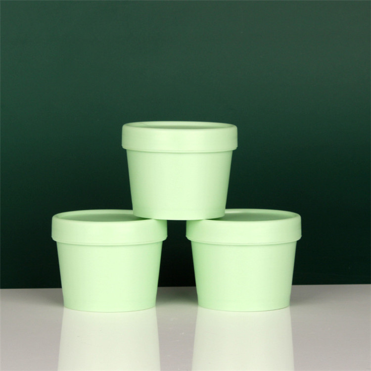 Colorful Lush Jar Ice Cream Pot PP plastic cream jar cosmetic containers 50g 100g
