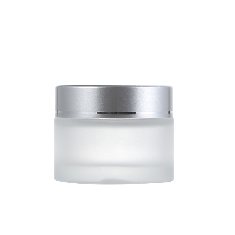 Frosted Jar 50g 3oz 5oz 200g Food Grade Double Cover Cream Clear Matte Jar Cosmetic Butter Lotion Customized Packaging Bottle