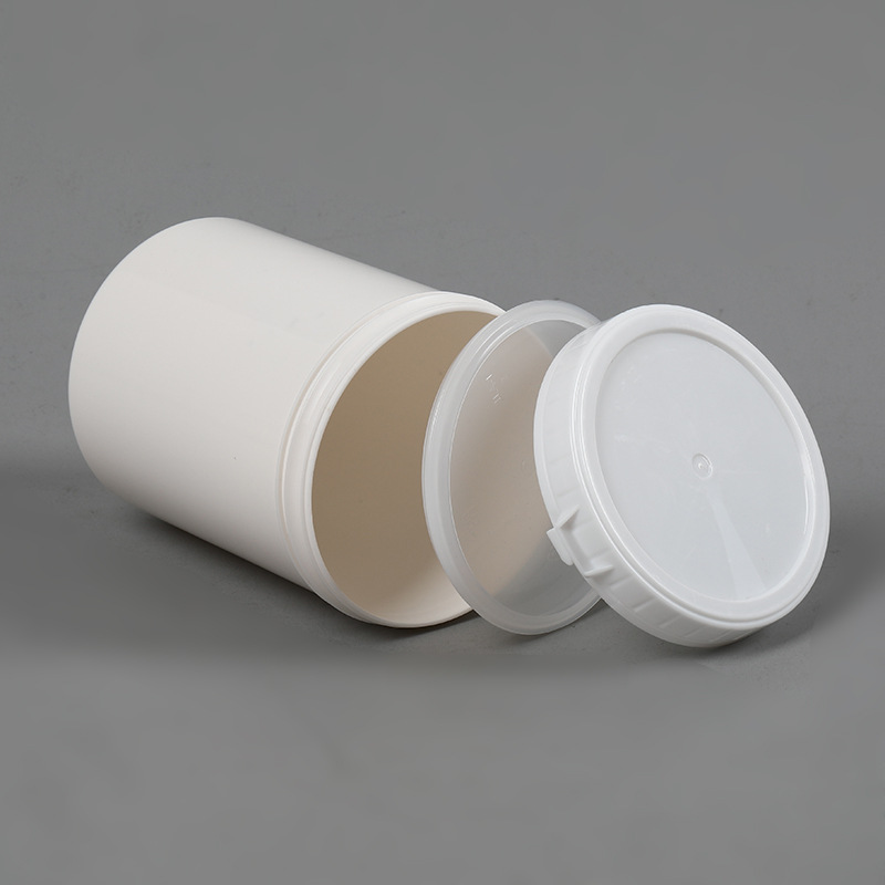 Heat Resistant Jar Customize 200ml 300ml 500ml Snack Butter Food Storage Plastic Jar With Lids Animal Food Jar Packaging