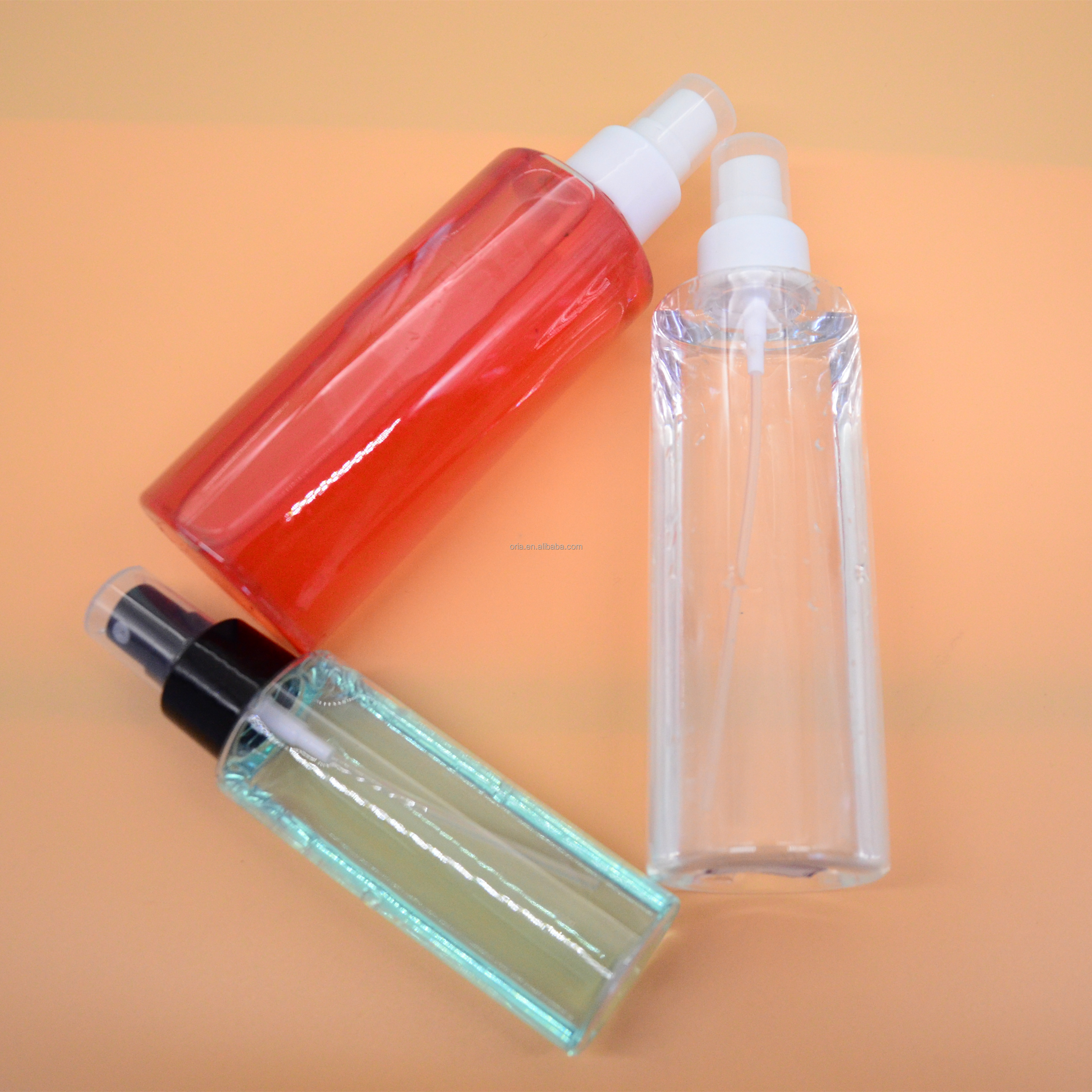 50ml 100ml 250 ml Luxury Empty PET Plastic Body Mist Bottle Body Spray Bottles