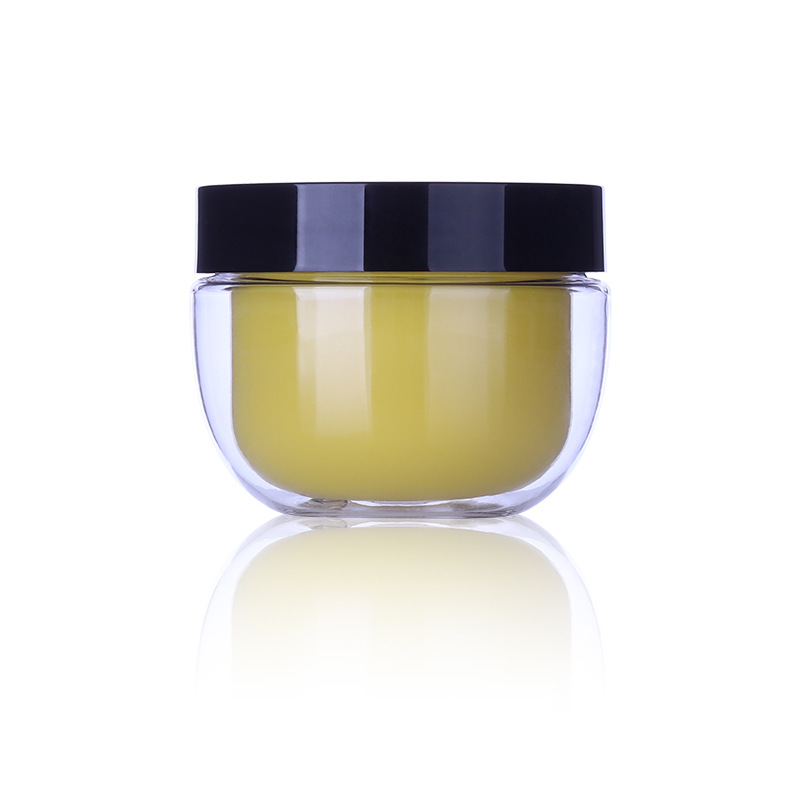 100g double wall double layer Cream Jar with inner cap lid PET plastic Lady Cream Gel horse oil jar skin care wide mouth jar