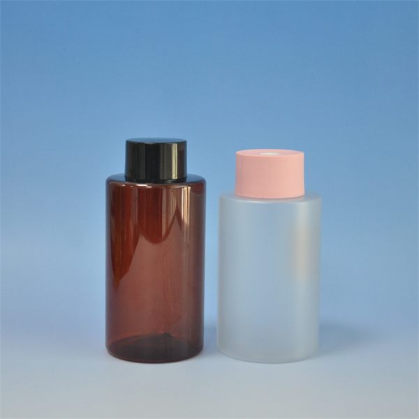 50Ml 100Ml Pet Transparent Facial Toner Cosmetic Bottle With Double Layer Screw Cap