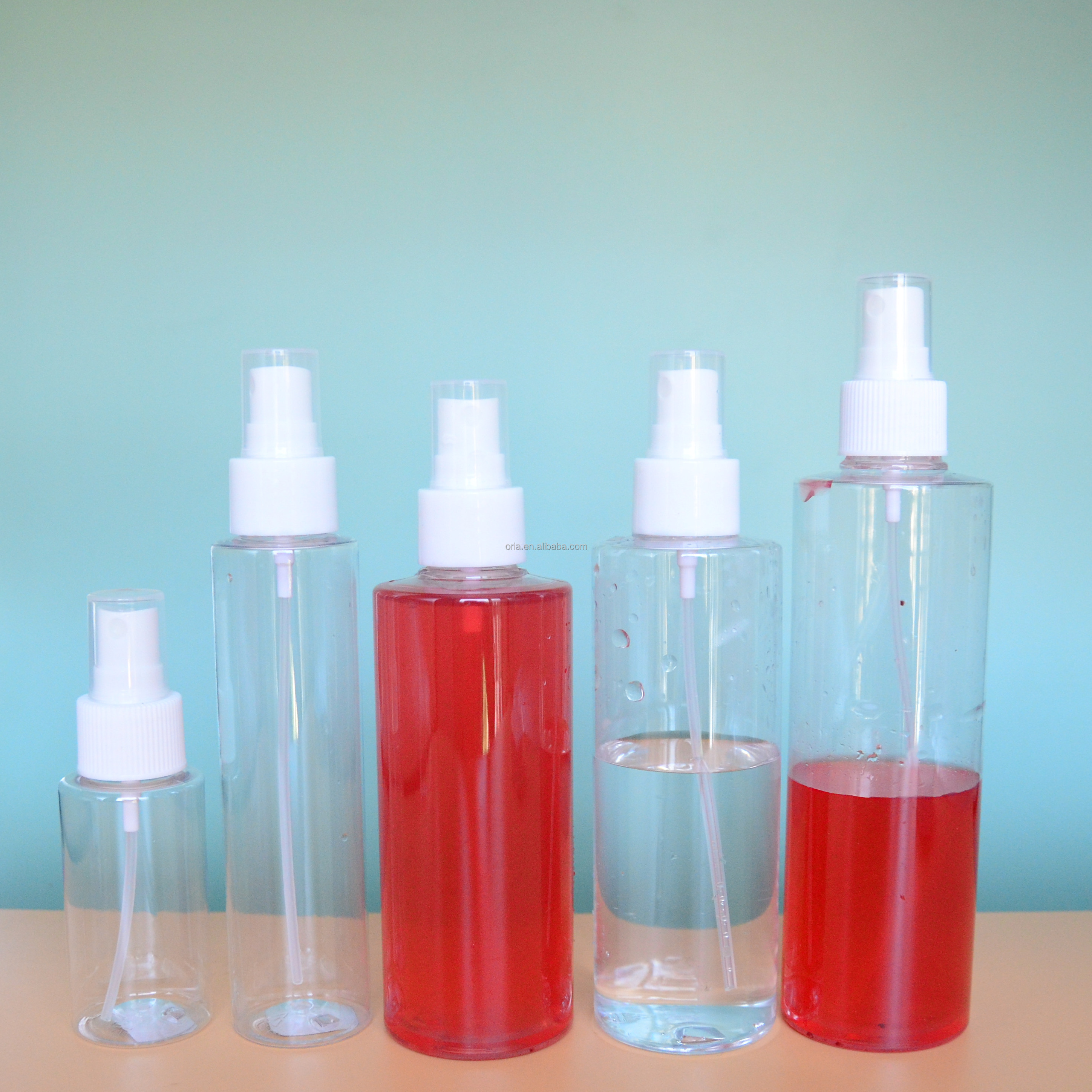 Plastic Fine Mist Body Spray Bottle 30ml 60ml 80ml 100ml 120ml Cosmetic Empty Spray Bottle