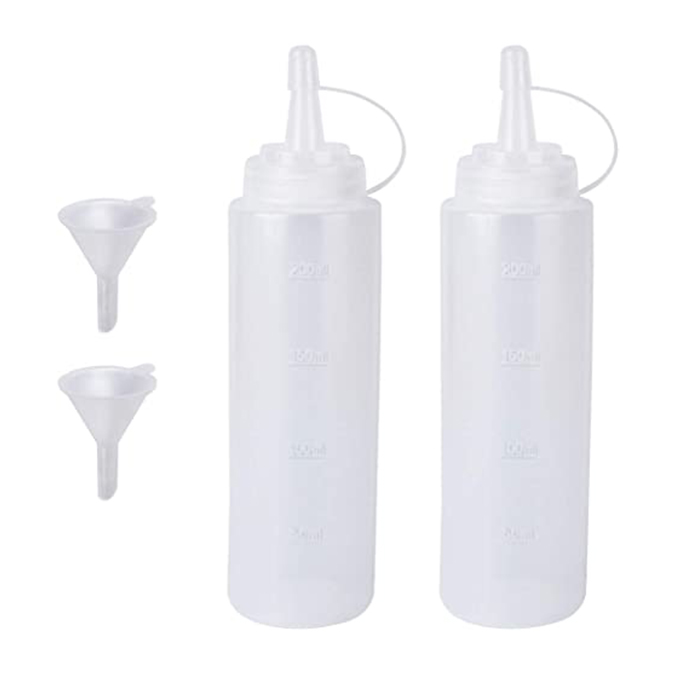 Hot-Sale Plastic Squeeze Sharp Mouth Squeeze Bottles with Twist Cap PET Drop Bottles Twist Top for hair die, Clarifying Scalp Se