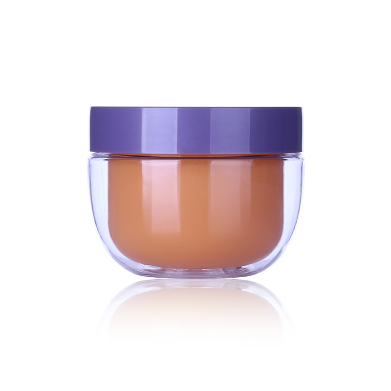 Double Wall PET PP Cosmetic Bowl Shape Jar 100ml 100g face moisturizing Eye Cream jar Cosmetic skin care sample Gel bottle 3.3oz