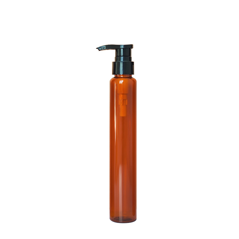 200ml Empty Pet Plastic Thin Square Bottle Cosmetic Bottle with Lotion Pump