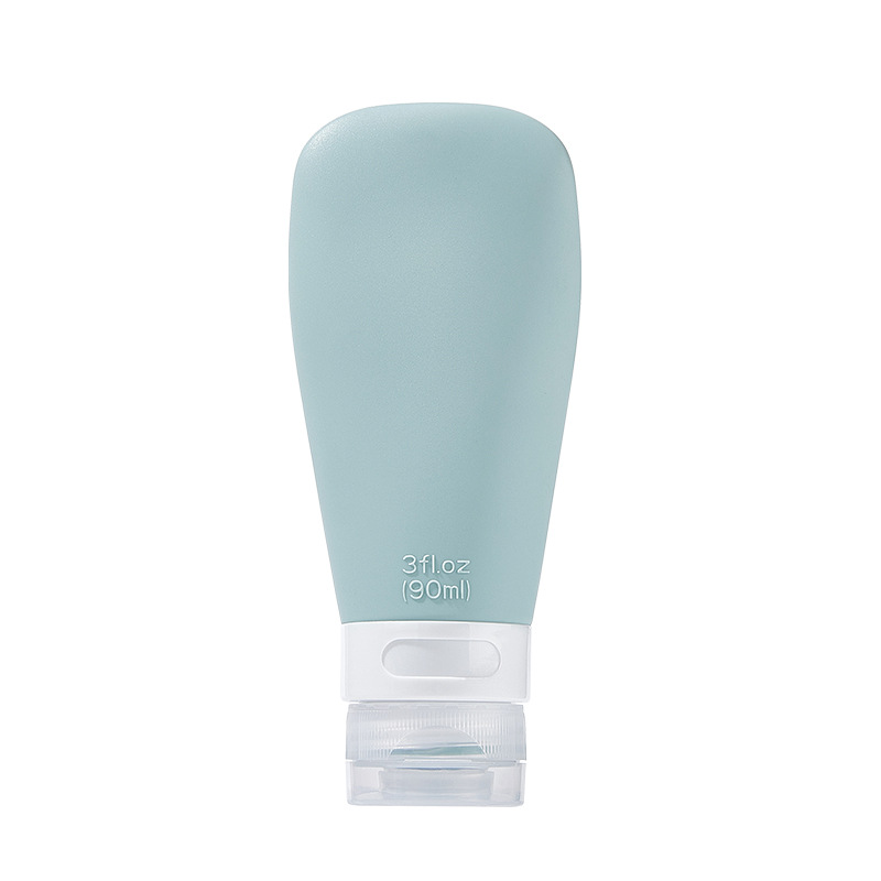 90ml Portable Leakproof Reusable Face Cleanser Silicone Travel Bottle Empty Travel bottle dispenser