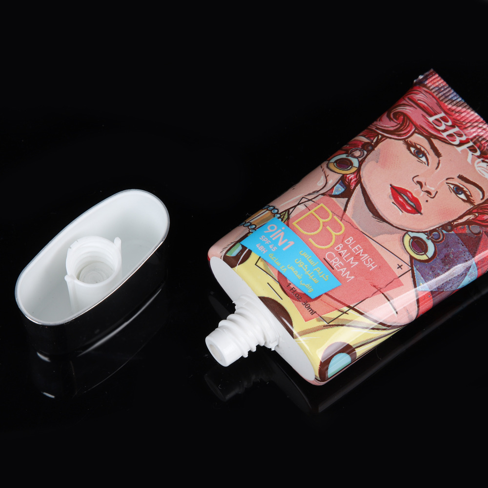 30ml 1oz Empty White Cosmetic Soft Squeeze Tube with Gold Lid facial cleanser soft moisturizing lip balm cream tube 15ml 50ml