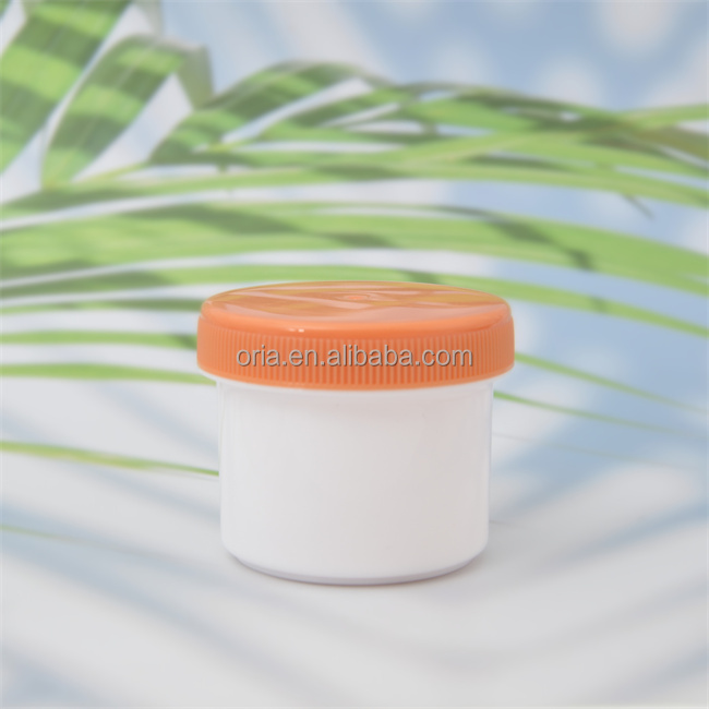 Custom 150ml pp plastic wide mouth empty cosmetic cream jar sugar scrub container packaging body scrub jar