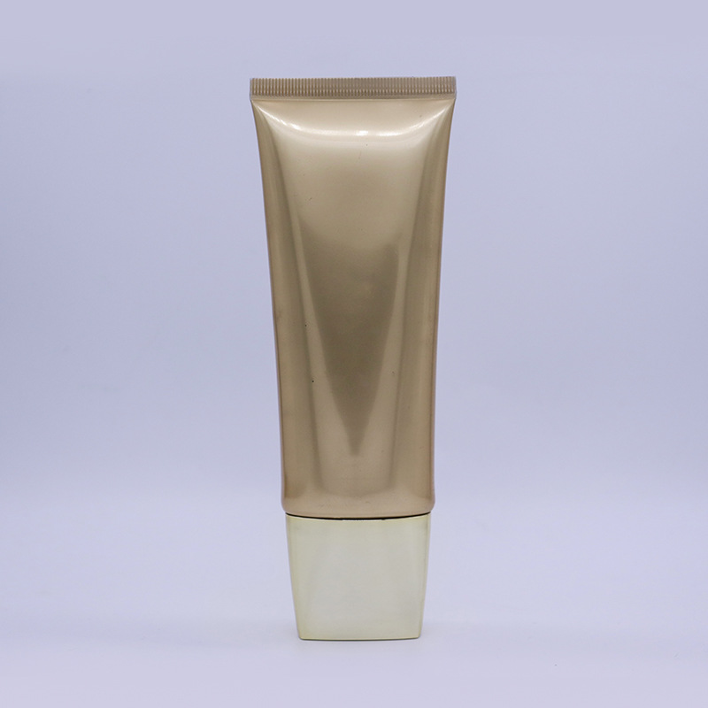 PE Cleanser Tube 30g 50g 120g 150g 200g Plastic Squeeze Soft Tube Suncream Cosmetic Packaging Cream Lip Tube Gold Screw Flip Lid