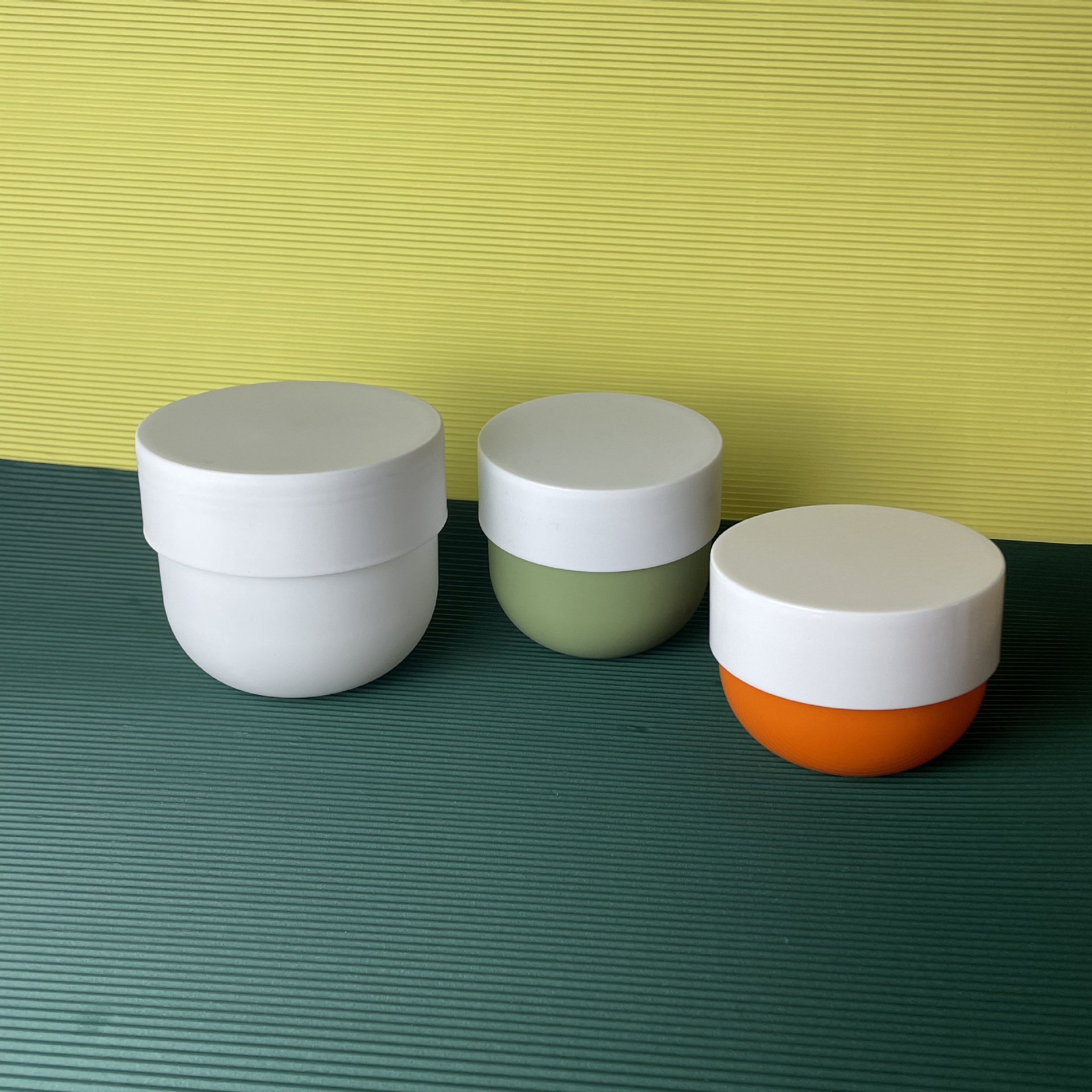 Body Scrub Jars Round Bowl-shaped Matte Customize Plastic Cream Jar 80g 250g 300g 500g PP PET Big Capacity Cosmetic Package