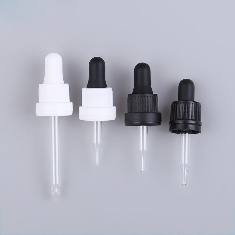 Custom 18/415 18/410 20/410 Glass Dropper Essential Oil Bottle Glass Pipette Bamboo Dropper for Bottles