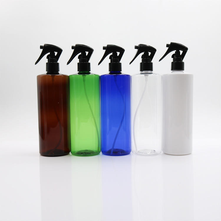 HDPE White 16oz 500ml plastic spray bottle 32oz amber spray bottle 250ml 750ml 1000ml trigger sprayer bottle